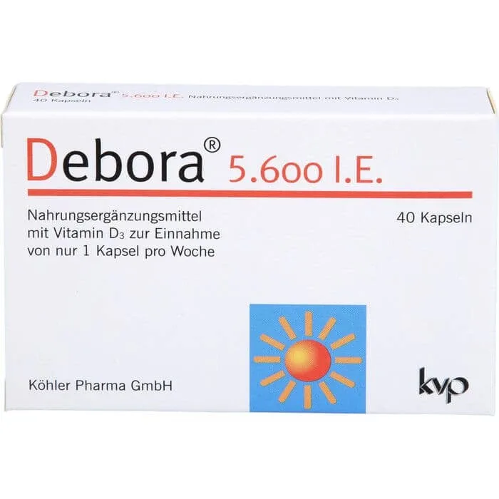 DEBORA 5,600 U.I. Capsule 40 Capsule — preț și oferte