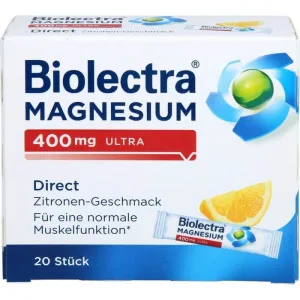 BIOLECTRA Magneziu 400 mg ultra Direct Lemon 20 Capsule