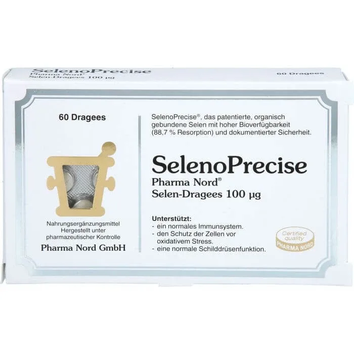 SELENOPRECISE 100 µg Pharma Nord Dragees 60 Capsule — preț și oferte