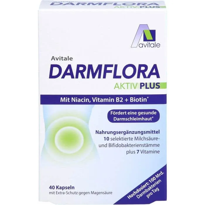 DARMFLORA Active Plus 100 miliarde de bacterii + 7 vitamine 40 buc. — preț și oferte