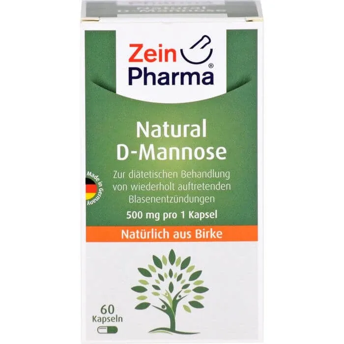 NATURAL D-Manoză 500 mg capsule 60 capsule — preț și oferte
