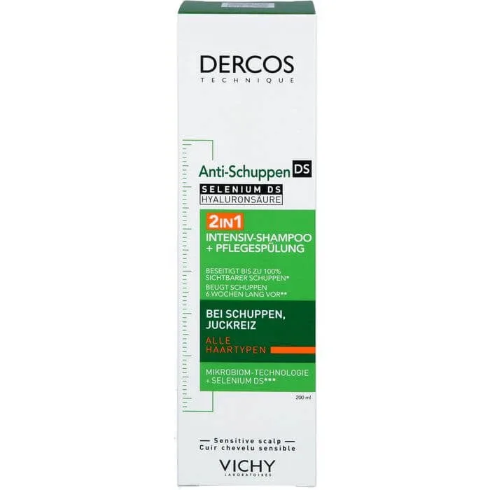 VICHY DERCOS Anti-mătreață 2in1 Șampon Balsam. 200 ml — preț și oferte