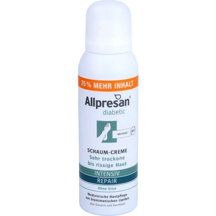 ALLPRESAN diabetic Inten.+Repair o.Urea Spumă-Cr. 125 ml — preț și oferte