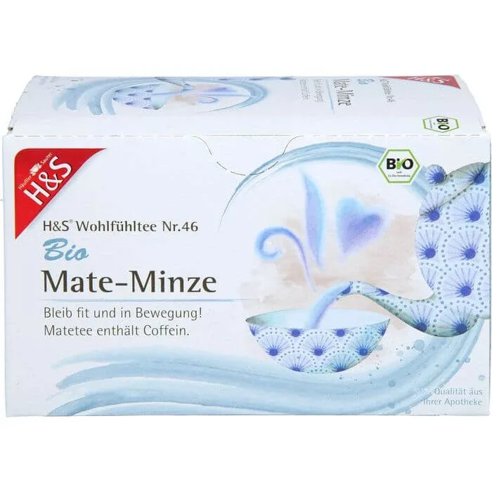 H&S Organic Mate-Mint pungi filtrante 36 g — preț și oferte
