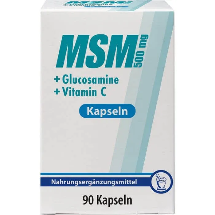 MSM 500 mg+Glucosamină Capsule 90 Capsule — preț și oferte
