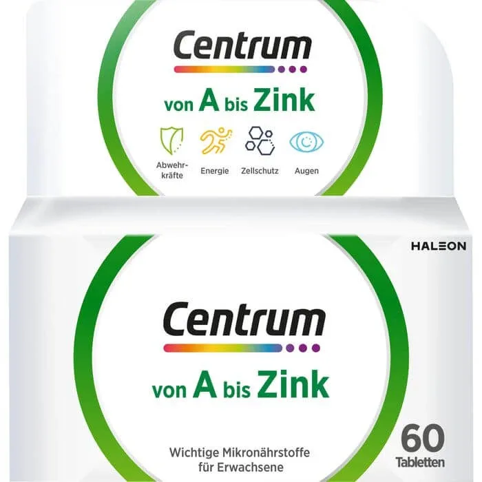 CENTRUM A-Zinc Tablete 60 Capsule — preț și oferte