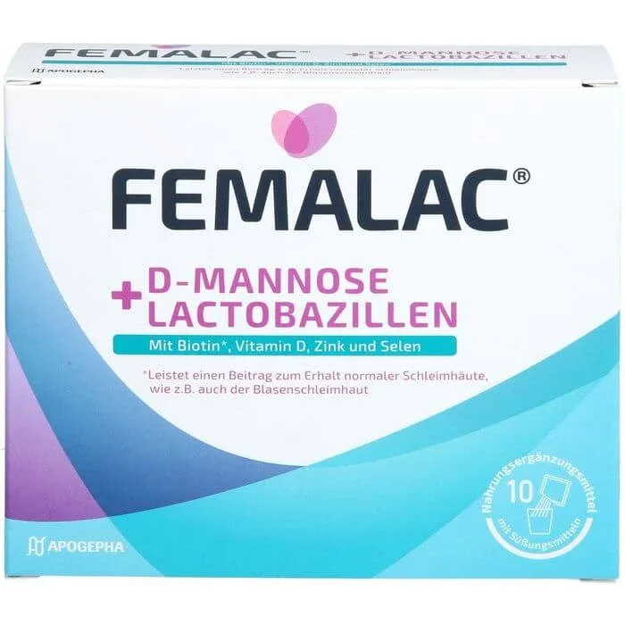 FEMALAC D-Manoză+Lactobacili Plv.z.H.e.L.z.E. 10 St. — preț și oferte