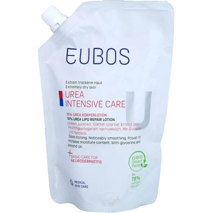EUBOS DRY SKIN Uree 10% Loțiune de corp Reîncărcare 400 ml — preț și oferte