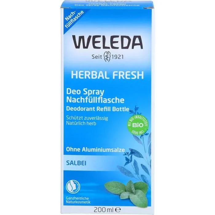 WELEDA Herbal Fresh Deo Spray Sage Refill Fla. 200 ml — preț și oferte