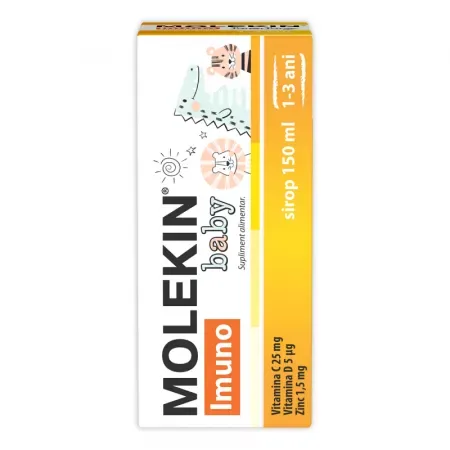 Molekin Imuno Baby Sirop copii 1–3 ani, Zdrovit | 150 ml NP PHARMA — preț și oferte