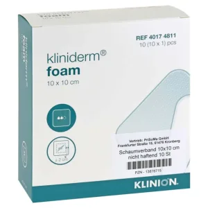 Pansament din spumă 10x10 cm neadeziv 10 buc