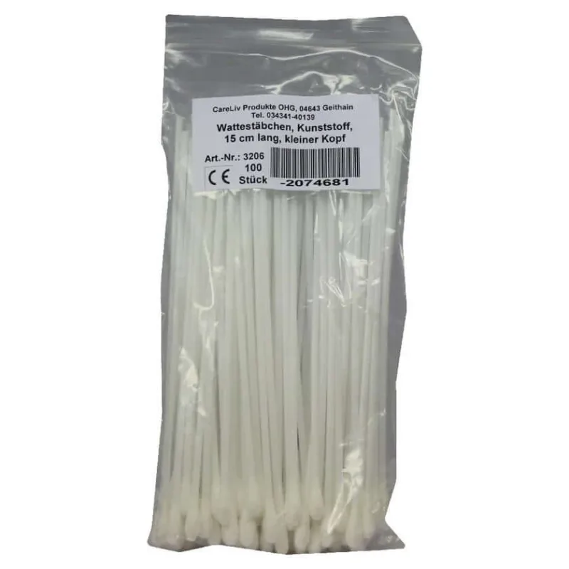 Tampoane de bumbac din plastic cu cap mic 15 100 buc — preț și oferte