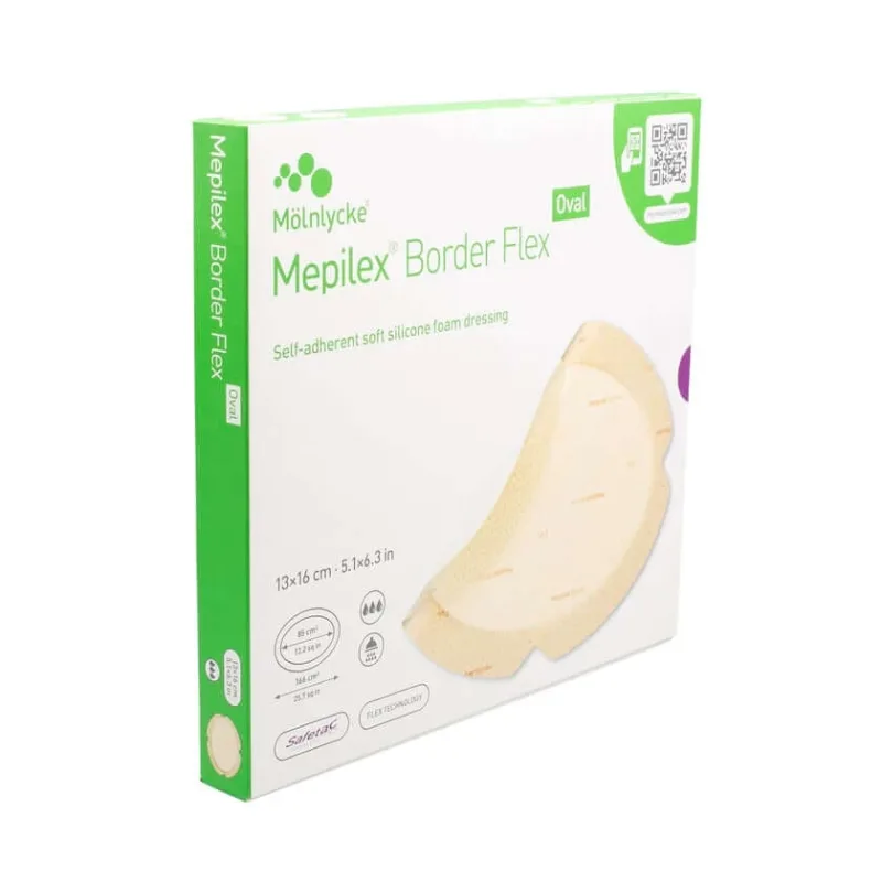 Mepilex Border Flex spumă adezivă 13x16 cm oval 5 buc. — preț și oferte