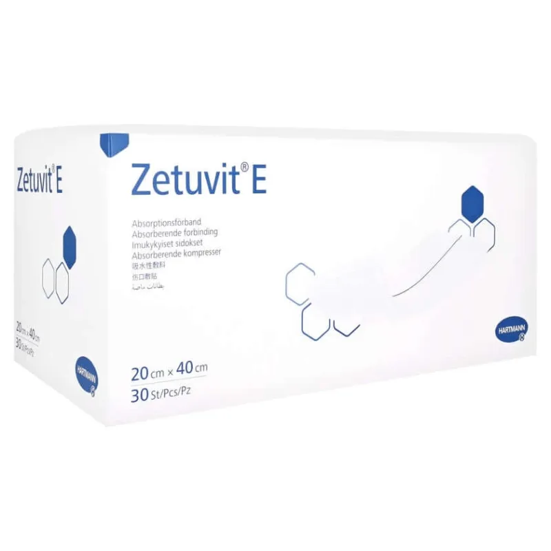 Tampoane absorbante Zetuvit E nesterile 20x40 30 buc. — preț și oferte