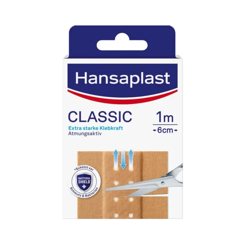 Hansaplast Tencuială clasică 1m x 6cm 1 buc — preț și oferte