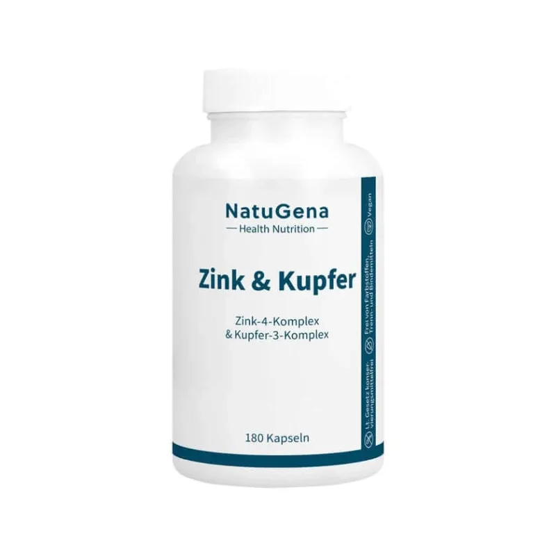 Complex de zinc și cupru + vitamina C tamponată Caps. 180 Capsule — preț și oferte