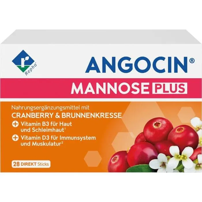 ANGOCIN MANNOSE PLUS pulbere pentru uz oral 84 g — preț și oferte