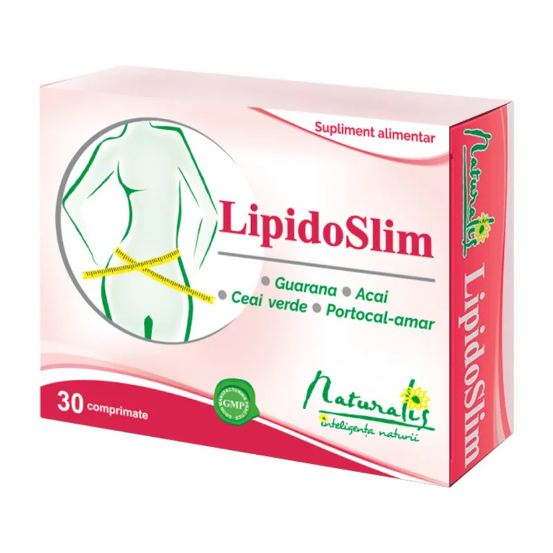 LipidoSlim, 30 capsule, Naturalis — preț și oferte