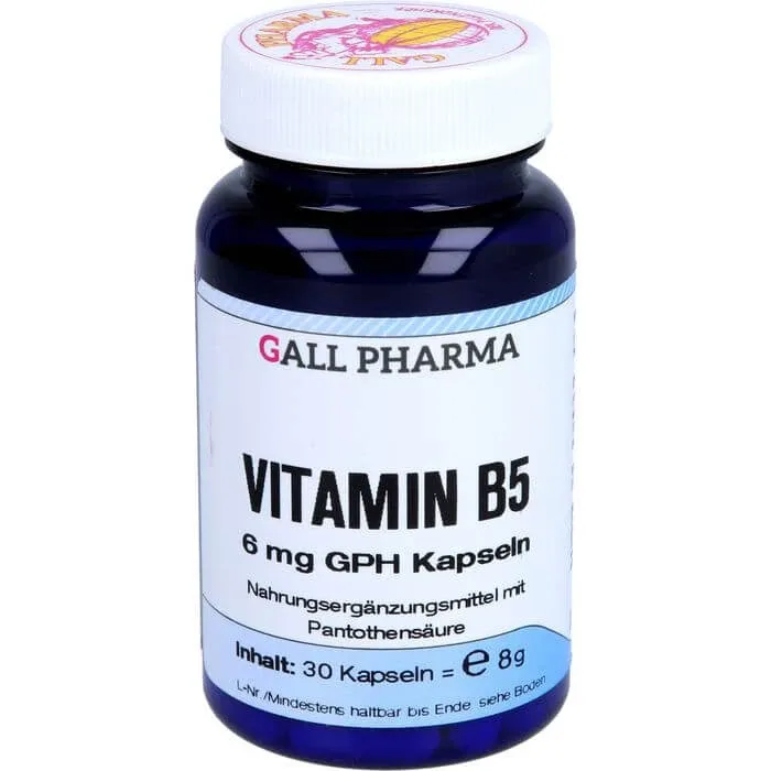 VITAMINA B5 6 mg GPH Capsule 30 Capsule — preț și oferte