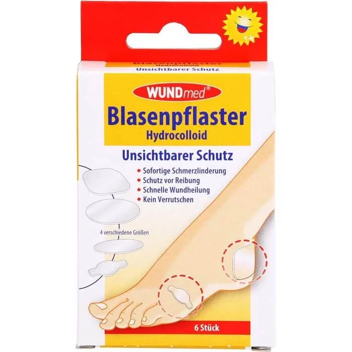 BLASENPFLASTER hidrocoloid 4 dimensiuni transparent 6 buc. — preț și oferte