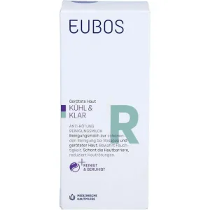 EUBOS COOL & CLEAR Lapte de curățare împotriva roșeață 150 ml