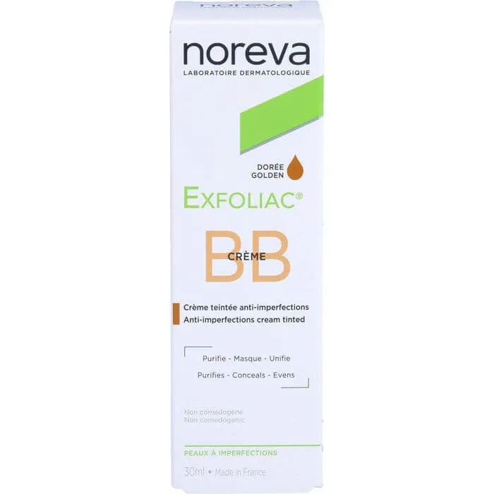 NOREVA Exfoliac BB cream închis la culoare 30 ml — preț și oferte
