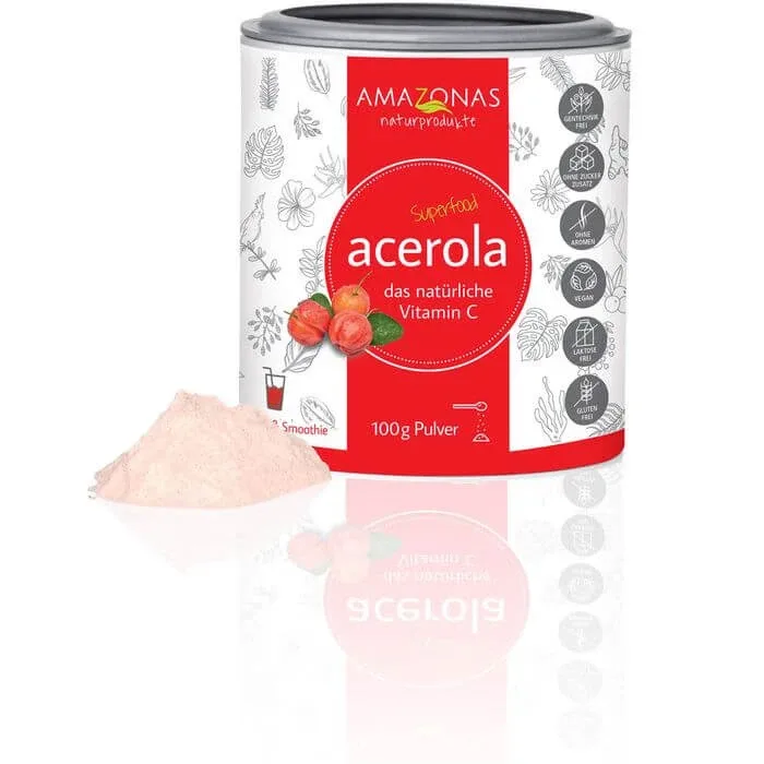 ACEROLA 100% vitamina C pulbere naturală 100 g — preț și oferte