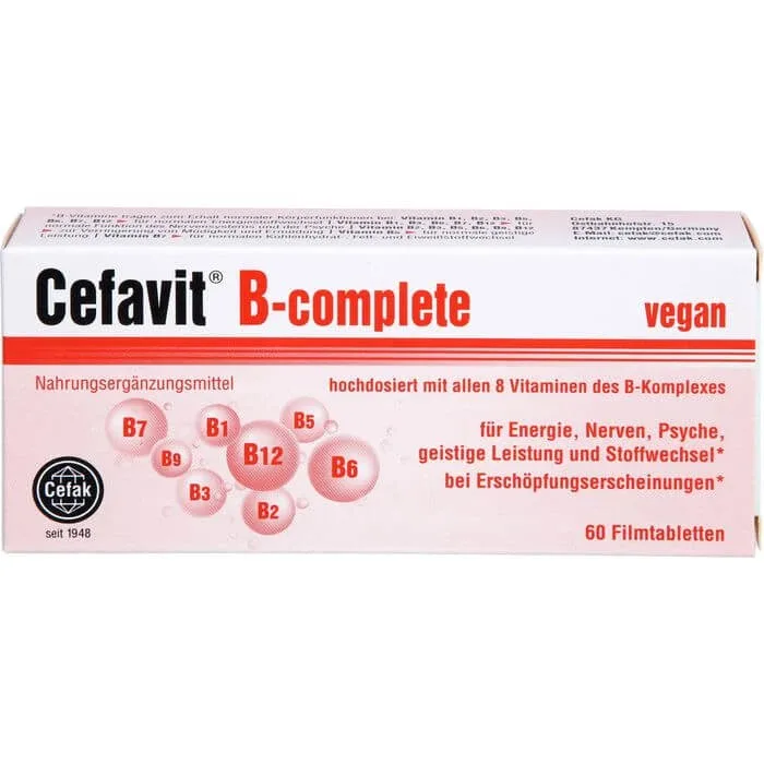 CEFAVIT B-complet comprimate filmate 60 buc. — preț și oferte