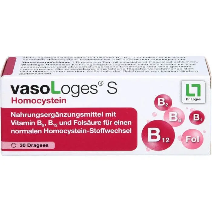 VASOLOGES S Homocisteină Tablete acoperite 30 Capsule — preț și oferte