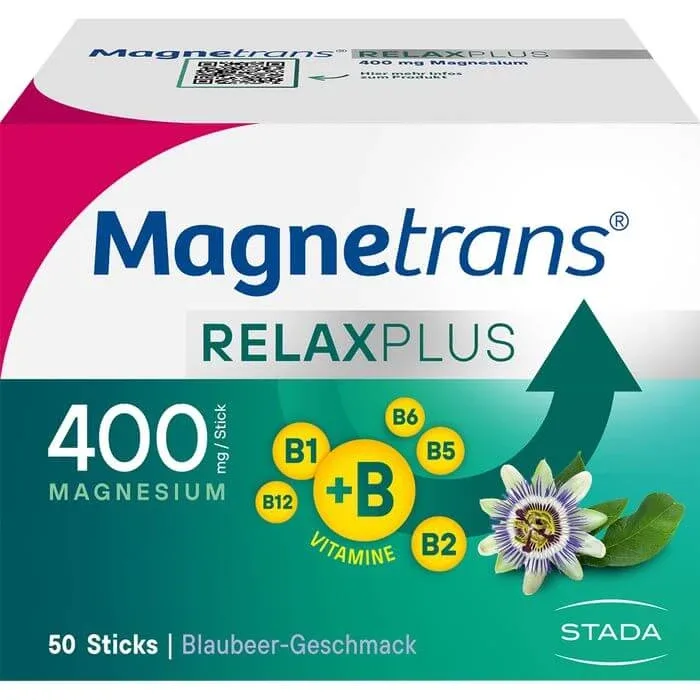 MAGNETRANS Relax+ 400 mg granule sticks afine 50 buc. — preț și oferte