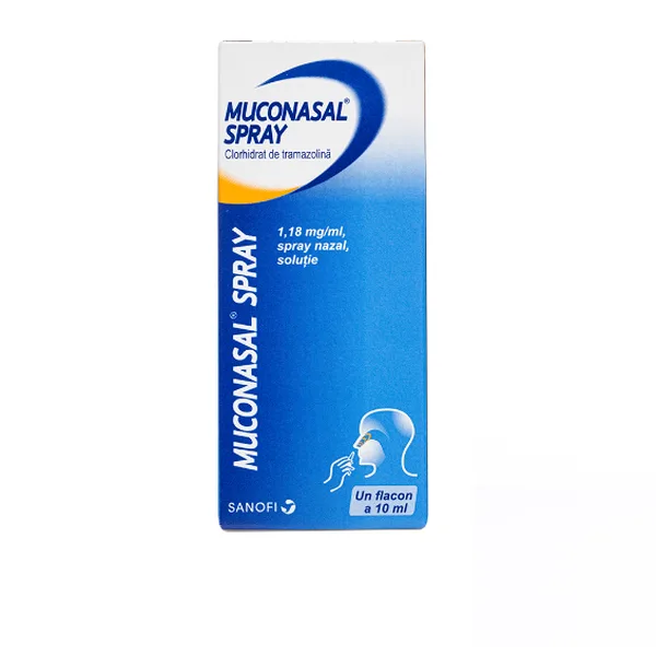 Muconasal spray nazal solutie 1,18 mg/ml, Sanofi | 10 ml OPELLA HEALTHCARE RO — preț și oferte