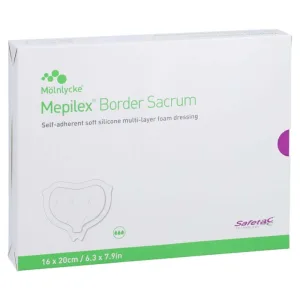 Mepilex Îmbrăcăminte din spumă pentru sacrum 16x20 cm sterilă 10 buc
