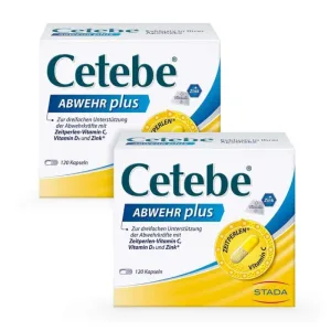 CETEBE Defence plus pachet dublu 2X120 buc