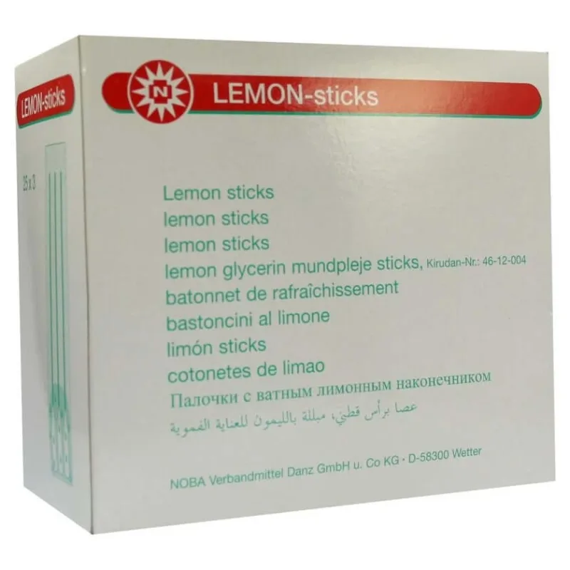 Noba Lemon Sticks Sticks de îngrijire orală, 1 pachet 25X3 buc — preț și oferte