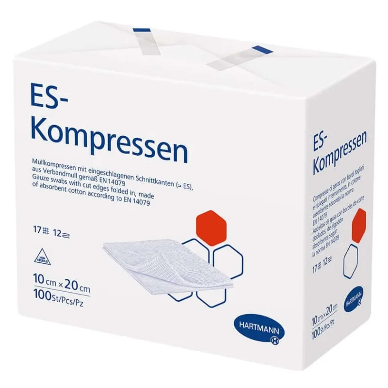 ES Comprese nesterile 12f 10 x 20 cm 100 buc. — preț și oferte