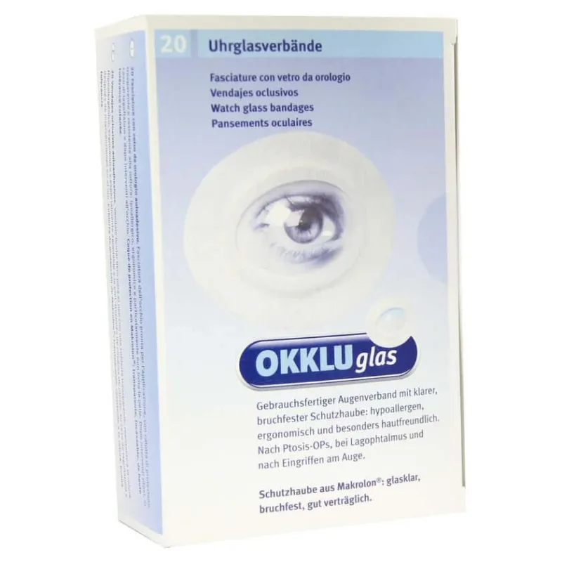Bandaj de sticlă de ceas Occluglas 20 buc — preț și oferte