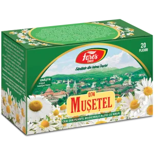 Musetel, D74, ceai la plic, Fares | 20 plicuri