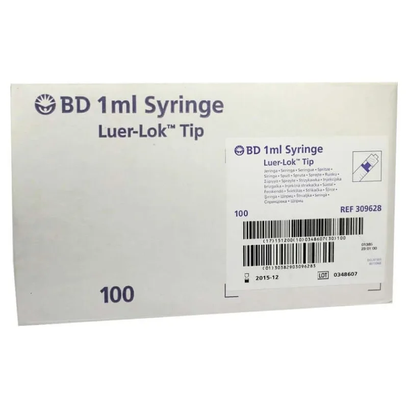 BD Plastipak Spr.1 ml Luer Lok 3 piese 100X1 ml — preț și oferte