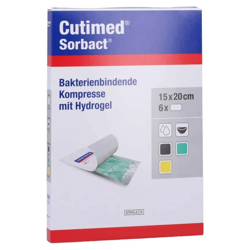Cutimed Sorbact Gel Comprese 15x20 cm 6 buc — preț și oferte