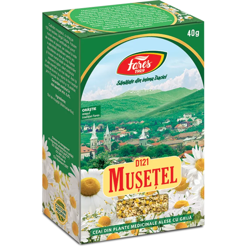 Musetel, flori, D121, ceai la punga, Fares | 40G — preț și oferte