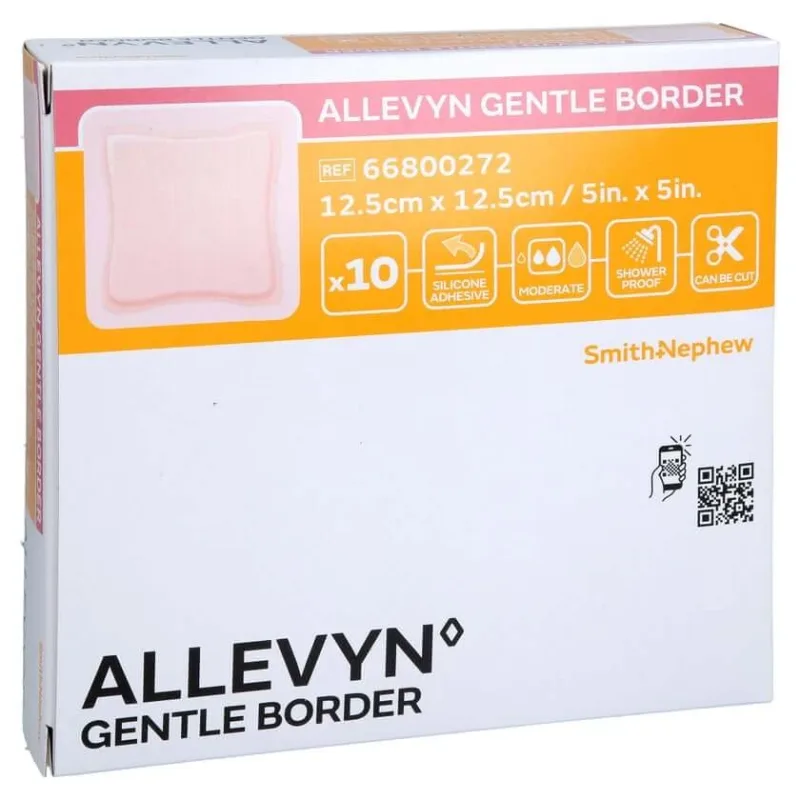 Allevyn Gentle Border 12,5x12,5 cm Arată 10 buc — preț și oferte