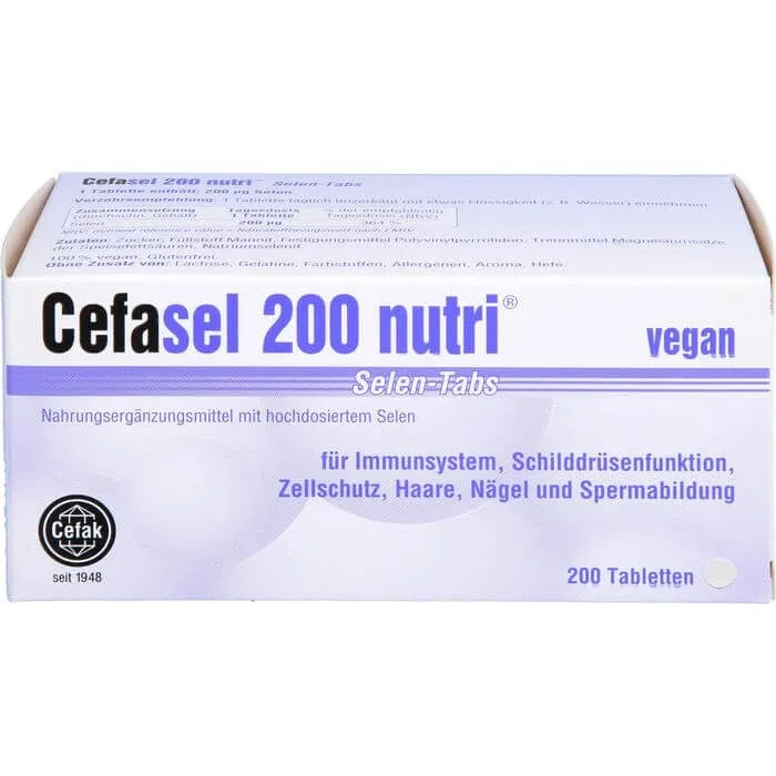 CEFASEL 200 nutri file de seleniu 200 buc. — preț și oferte