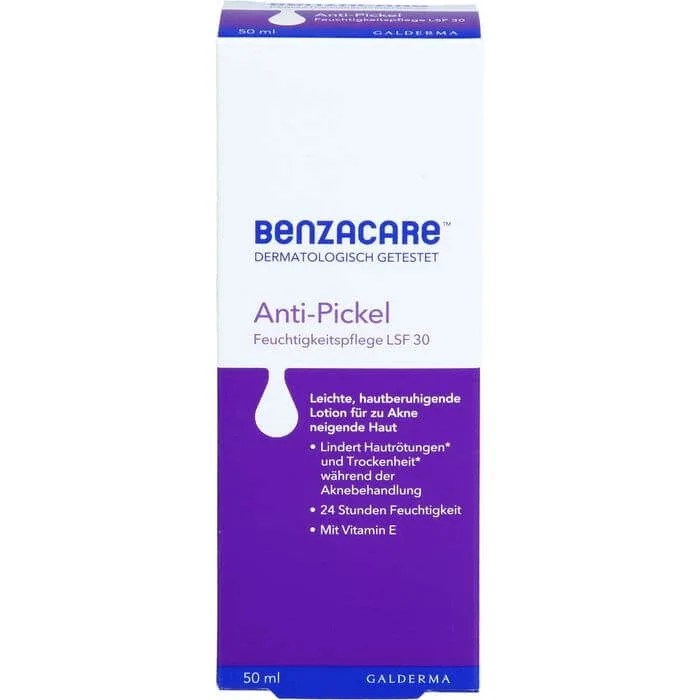 BENZACARE Cremă hidratantă împotriva coșurilor SPF 30 50 ml — preț și oferte