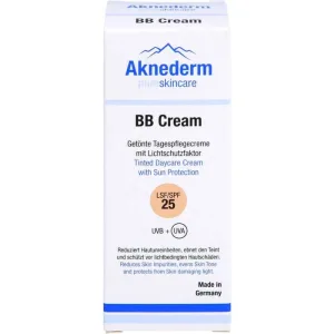 AKNEDERM BB Cream colorată SPF 25 30 ml