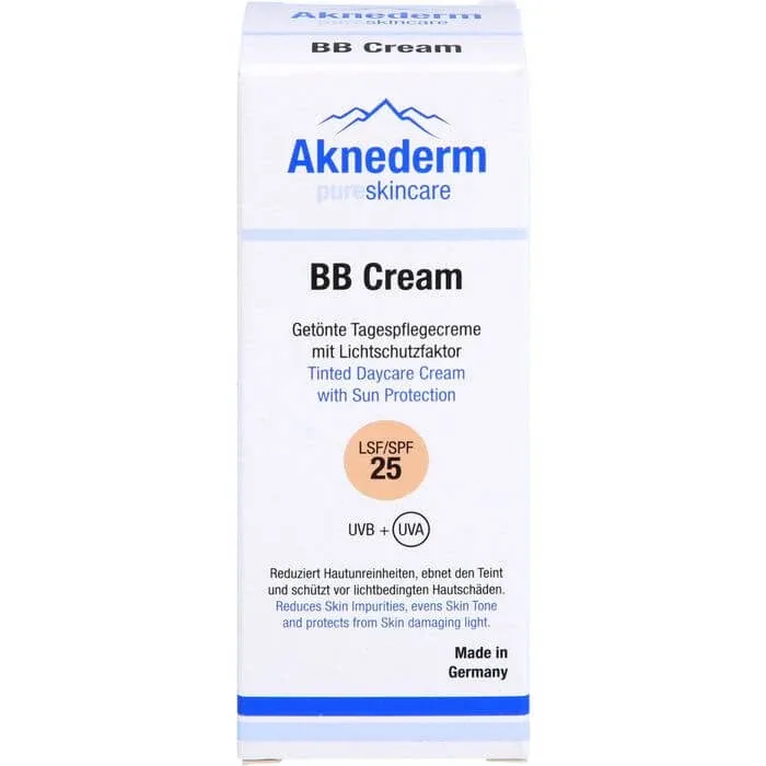 AKNEDERM BB Cream colorată SPF 25 30 ml — preț și oferte