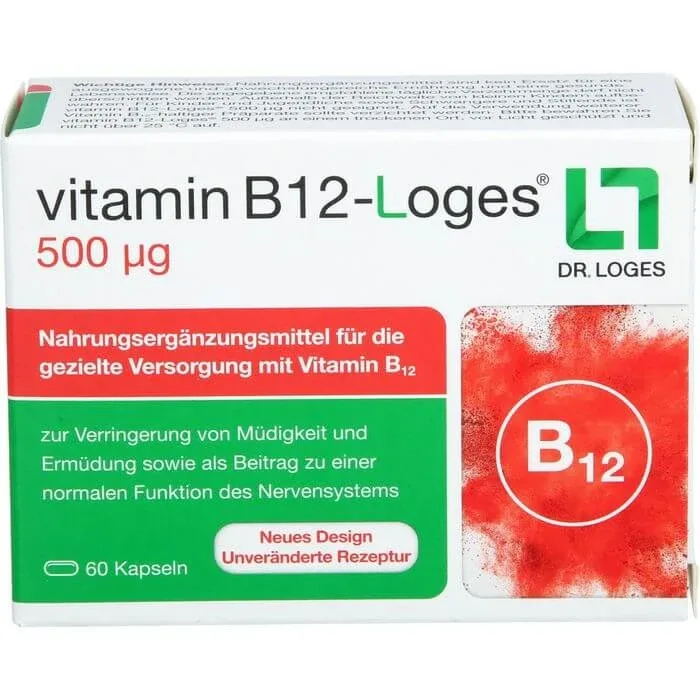 VITAMINA B12-LOGES 500 µg Capsule 60 Capsule — preț și oferte