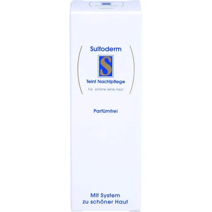 SULFODERM S îngrijire de noapte fără parfum 40 ml — preț și oferte