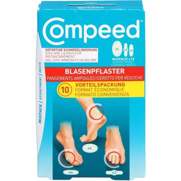 Plasturi pentru bășici COMPEED Mixpack 10 buc. — preț și oferte