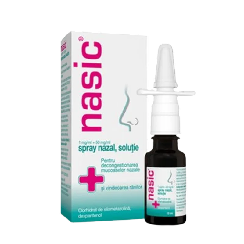 Nasic spray nazal pentru adulti, solutie, 1 mg/ml + 50 mg/ml, Cassella Med | 10 ml M.C.M. KLOSTERFRAU V — preț și oferte