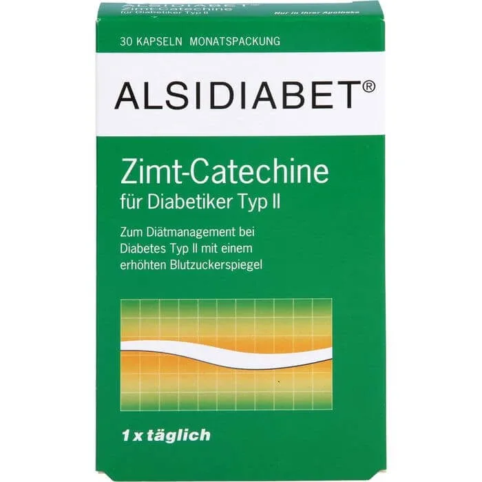 ALSIDIABET Cinnamon-Catechine pentru diabetici de tip II 1 capsulă pe zi 30 buc. — preț și oferte